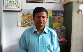 Wliar Rahman, a 47 year-old primary school teacher, now borrows money to pay rising food bills. Feeding his family of four in Mirpur Sub-district in Dhaka is fast becoming impossible 