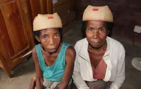 Traditional Midwives or matronnes in Madagascar who are now part of a campaign to get women to deliver in hospitals