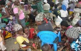 An estimated 54,000 people displaced by flooding in southern Mozambique’s Chokwe District are staying at a camp in Chiaquelane where aid has been slow to reach them