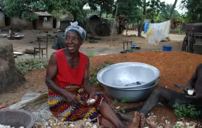 Madeleine Coulibaly is a cassava farmer in Debrimou region, 50km west of Abidjan