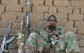 Armed man, Birao, Central African Republic (file photo)