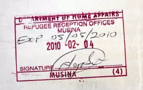 Asylum seekers in South Africa must report to a refugee reception office every few months to renew their permits while they wait for a final decision on their applications for refugee status