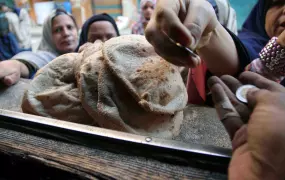 Getting hold of subsidized government bread in Egypt can require of hours of waiting