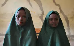 Students at the Future Prowess School, Maiduguri