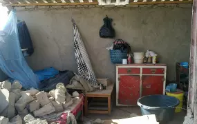 One of the homes deemed an illegal structure and demolished in Chitungwiza, near Zimbabwe’s capital, Harare (September 2014)