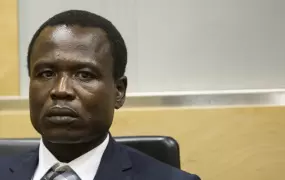 Dominic Ongwen appears at the ICC, January 2015