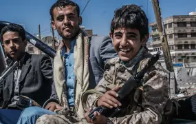 Child soldiers are common in Yemen, with the Houthis among several groups to use them