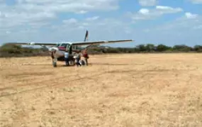 [Ethiopia] The first aircraft to land on the remote Fik airstrip in years
