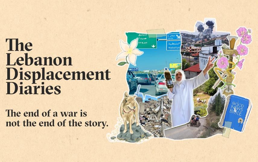 Social media card image for The Lebanon Displacemente Diaries