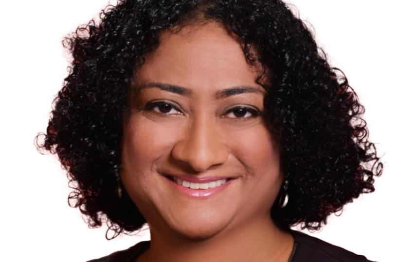 A headshot of Meera Selva.
