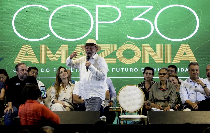 President Luiz Inacio Lula da Silva of Brazil, which is hosting the COP30 UN Climate Change Conference in November. Campaigners are asking him to protect at-risk environmental defenders and strengthen regulations on fossil fuel extraction in Brazil.