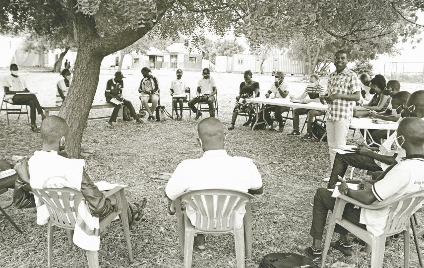 Refugee leaders convene to discuss solutions from the ground up in Imvepi Refugee Settlement in Uganda’s West Nile region. 