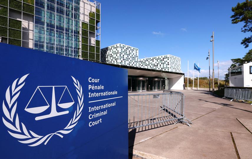  An exterior of The International Criminal Court (ICC) is seen as the United States is considering imposing sanctions as soon as this week against the entire International Criminal Court, in The Hague, Netherlands, September 22, 2025.