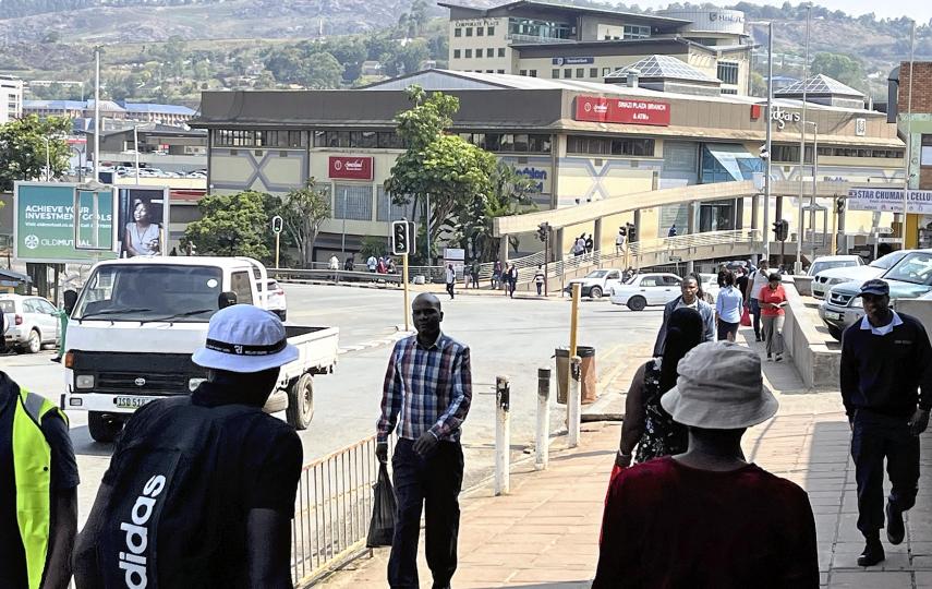 A view of Mbabane, Eswatini’s capital, in September 2025. 