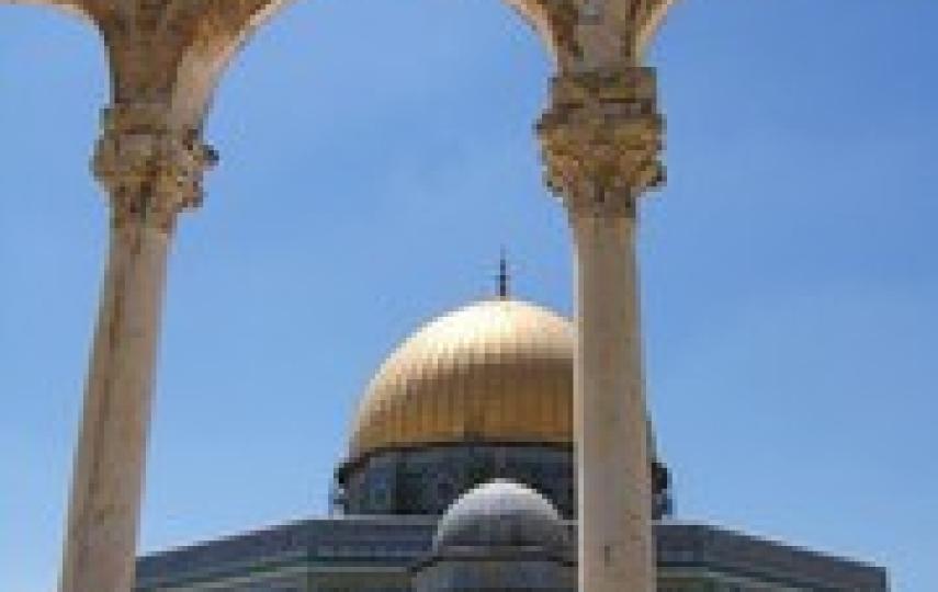 [Jerusalem] Al-Haram Al-Sharif, Jerusalem, 5 August 2006. This is the world’s third holiest shrine to Muslims (after the Kaaba in Mecca and the Tomb of the Propher in Medina), it signifies the spot where the Prophet Muhammad is believed to have ascended