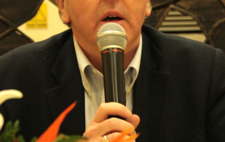  The UN Under-Secretary-General for Humanitarian Affairs and Emergency Relief Coordinator John Holmes, at a press conference in Nairobi, Kenya, 3 December 2007, following a trip to Ethiopia and Somalia.