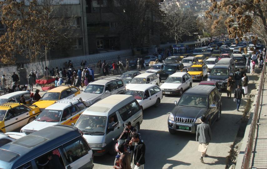 The Afghan capital is also suffering from an unregulated urbanisation and rapid population growth. Despite over 1 million in-service automobiles the Kabul traffic department register over 8,000
new vehicles every month.