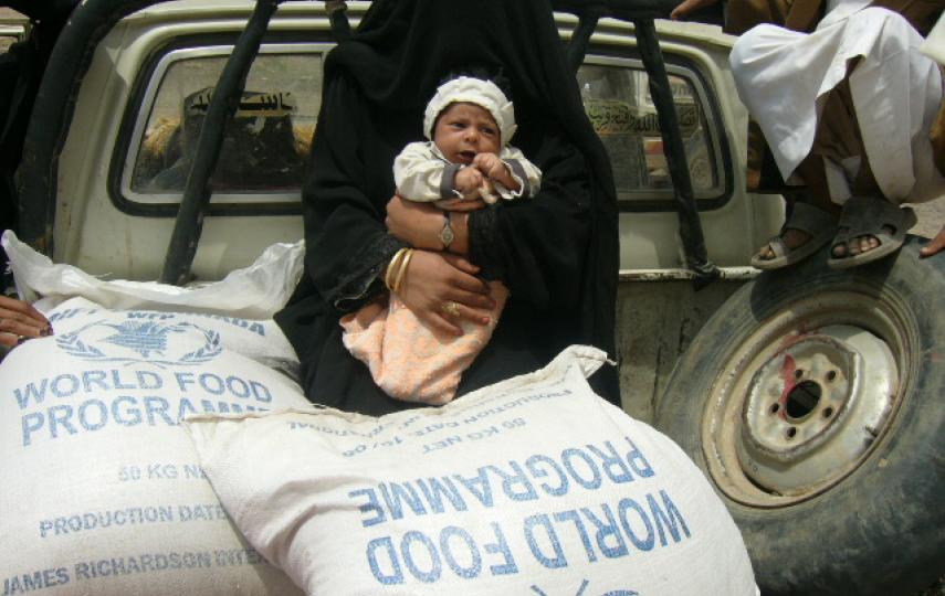 Thousands of people in Saada depend on aid as their farms and houses were destroyed during fighting between government forces and rebels.