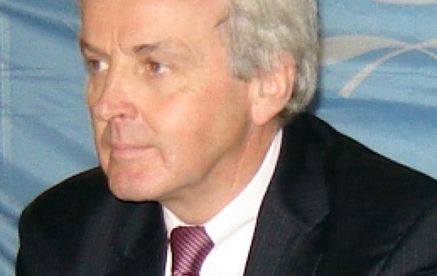 John Holmes, the UN Under-Secretary-General for Humanitarian Affairs and Emergency Relief Coordinator.