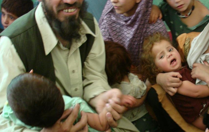 31 polio cases were confirmed in Afghanistan in 2008