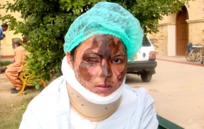 Maria Shah, the lady health worker from Shikarpur