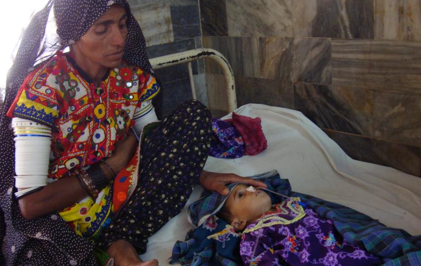 Malnutrition - combined with diarrhoea, pneumonia and tuberculosis (TB) - is the biggest cause of child mortality in Tharparkar District