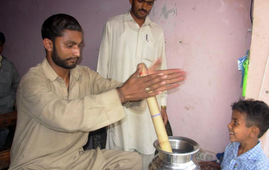 Children are frequent consumers of all milk products, with fresh, churned milk a favourite drink for many