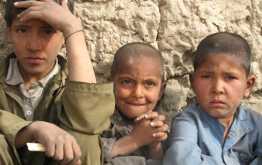 IDP children in Farah Province 