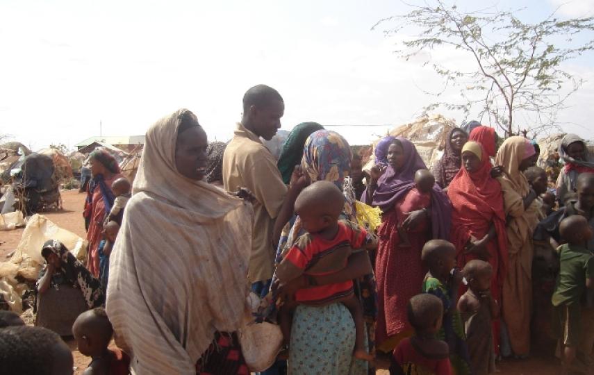 The displaced in Bulo Hawo, near the Kenyan border. The area also serves as the town’s dump site