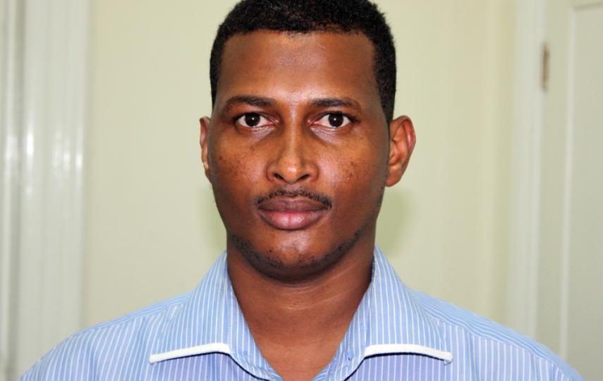 Abdullah Bare Kahiya, 31, sold his home in Somalia to buy a plane ticket to Egypt in 2003 because of the fighting in Mogadishu. He says life is better but hard as a refugee in Cairo