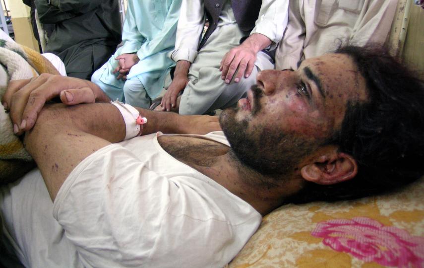 Hospital staff treating blast victims must now battle increased personal danger