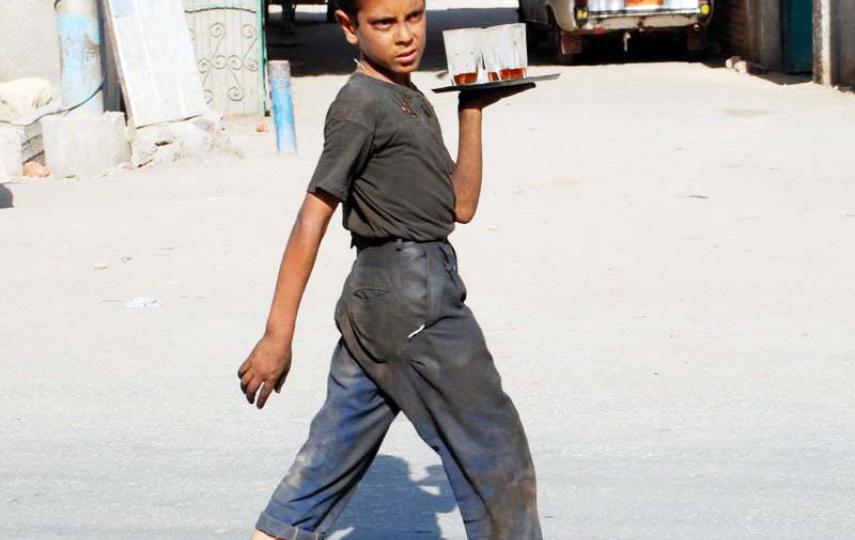 Many children are forced to work to support their income-poor families