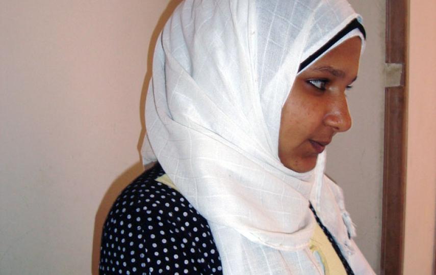 Aya Abdel Aati, 17, was circumcised at the age of 12