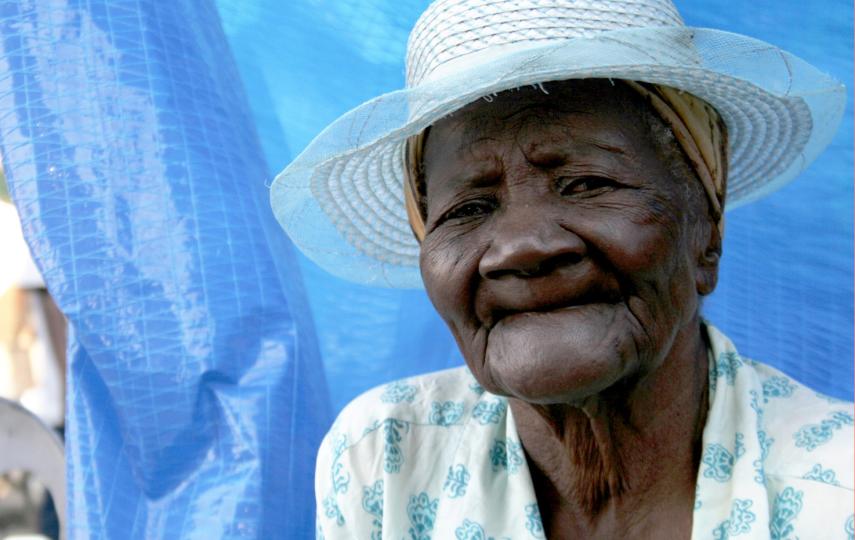 More than 200,000 elderly people were affected by the January 2010 earthquake in Haiti