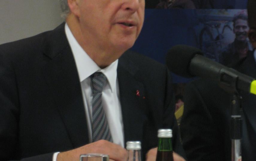 Professor Michel Kazatchkine, executive director of the Global Fund to Fight AIDS, TB and Malaria