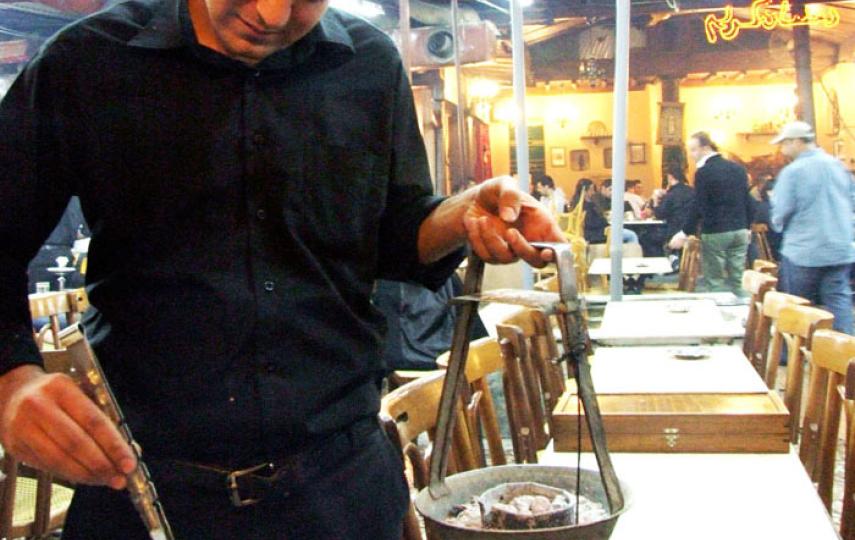 Argeleh, or water pipe, has become hugely popular among Syria’s youth