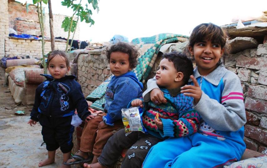 Many children living in Cairo's informal settlements eat carbohydrate- and calorie-rich meals and not enough protein
