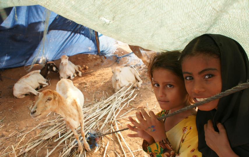 Al-Astagbal IDP camp in Amran City