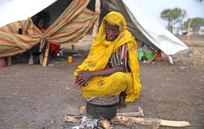 Refugee at Jamam camp, South Sudan
