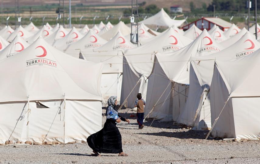 Islahiye camp for Syrian refugees in southern Turkey