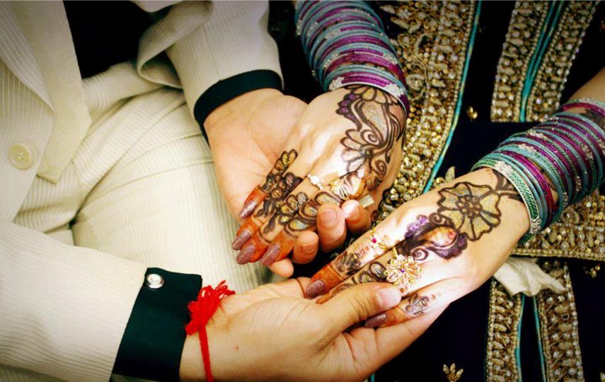 A traditional Pakistan wedding. Every year hundreds of young girls are forced into arranged marriages