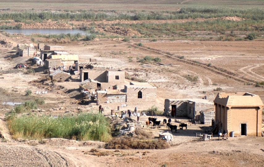 Rural settlement, Al Anbar Province, Iraq