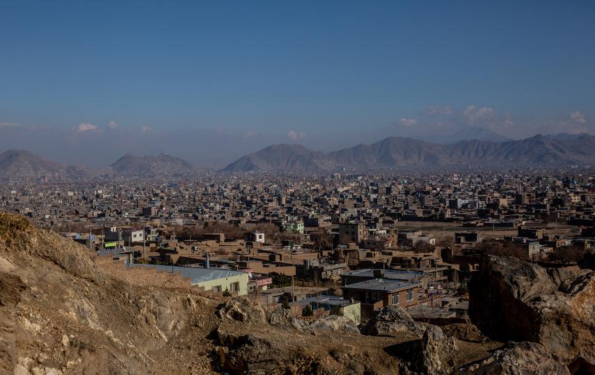 Cityscape of Kabul