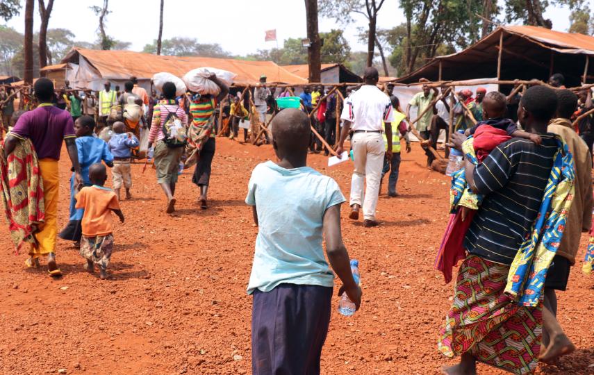 A refugee camp for Burundians in Tanzania.