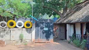 The outside of the Baobab House in Juba. 