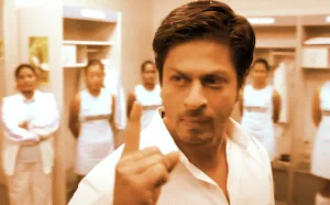 Stylised screengrab of the movie Chak De! India (Let’s Go! India) by Yash Raj Films