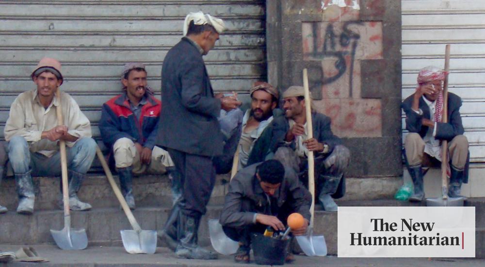 The New Humanitarian Laid off construction workers join protests