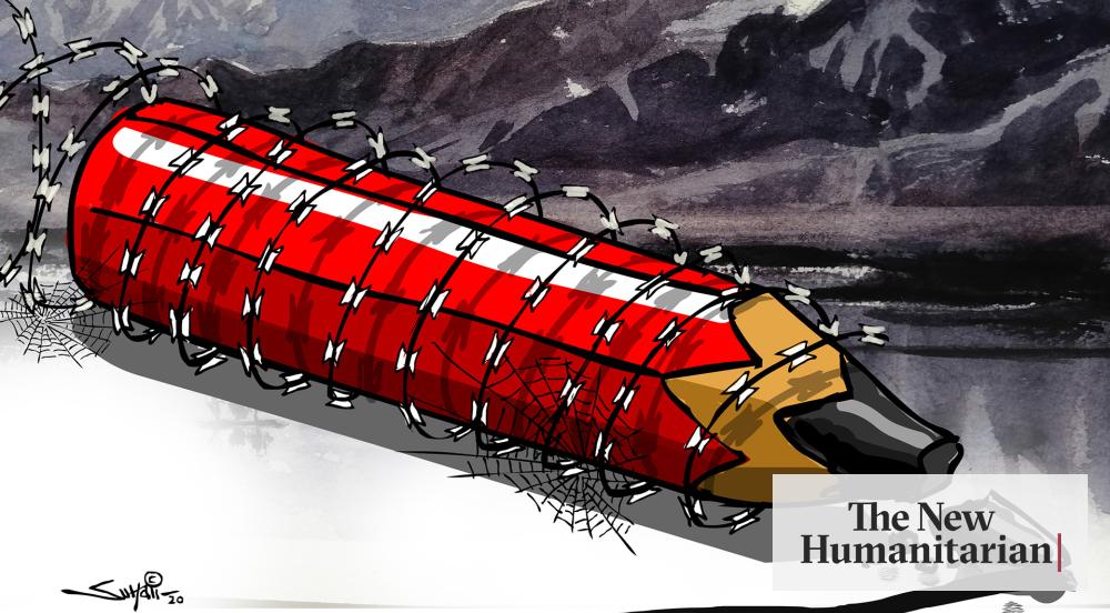The New Humanitarian | As press freedom shrinks, Kashmir's cartoonists chronicle a life under lockdown The New Humanitarian | As press freedom shrinks, Kashmir's cartoonists chronicle a life under lockdown