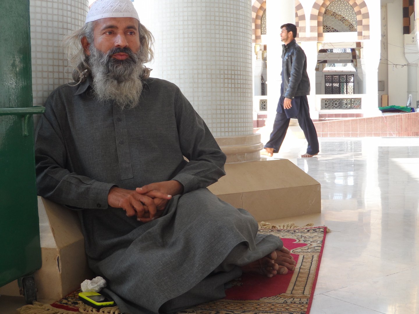 Zahid Hussain preaches at the Bari Imam Sufi shrine in Islamabad