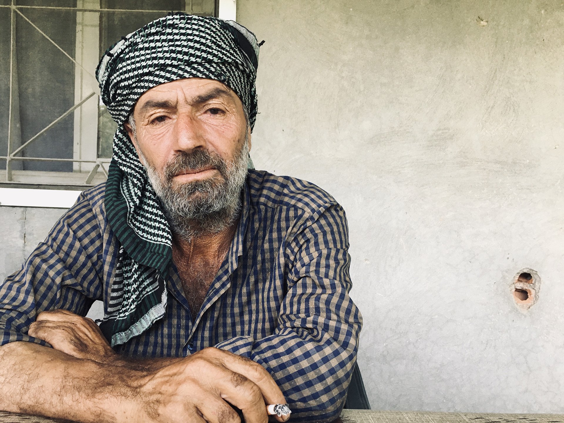 Sammy, who was born and raised in Tel Nasri, is one of the few people who returned to the the village after it was attacked by so-called Islamic State. He said he welcomes the new arrivals.